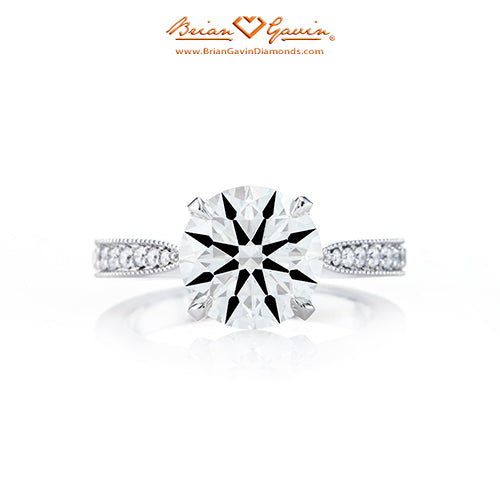 Sleek Micro Pave with Milgrain