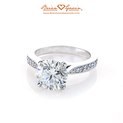 Sleek Micro Pave with Milgrain