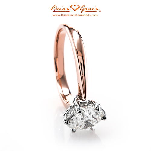 Tapered cathedral 2025 engagement ring