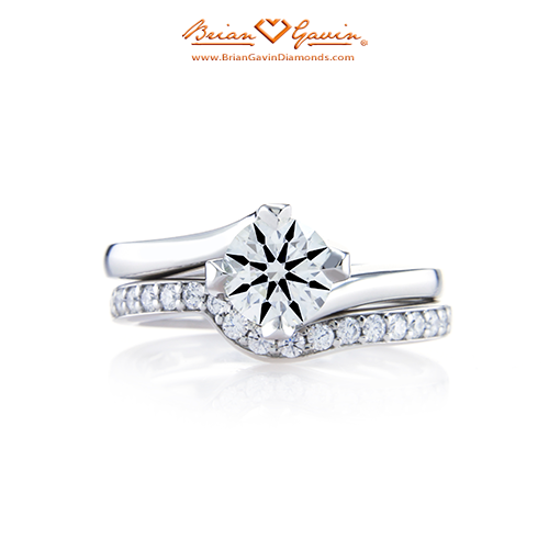 Twist Matching Diamond Band