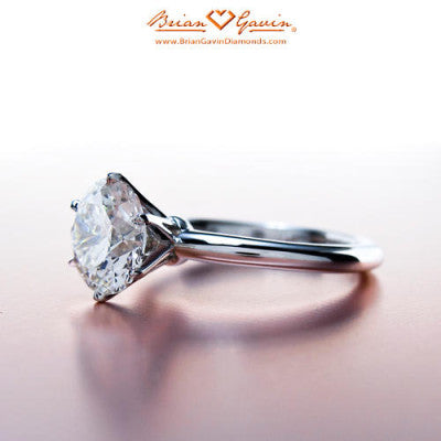 Tiffany solitaire diamond ring 